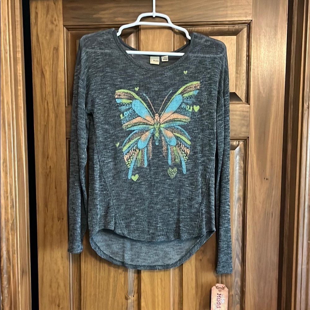 Mudd Gray Knit shirt NWT
